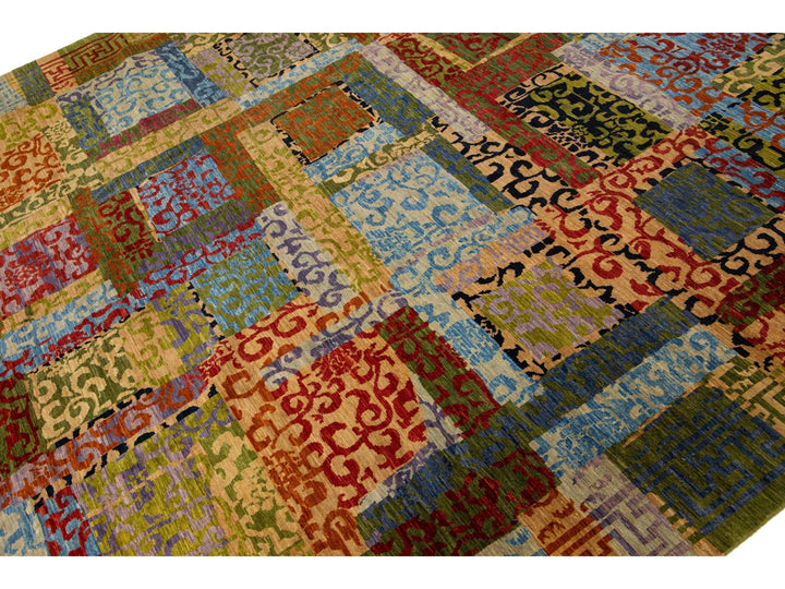 Modern Transitional Wool Rug 9 x 12