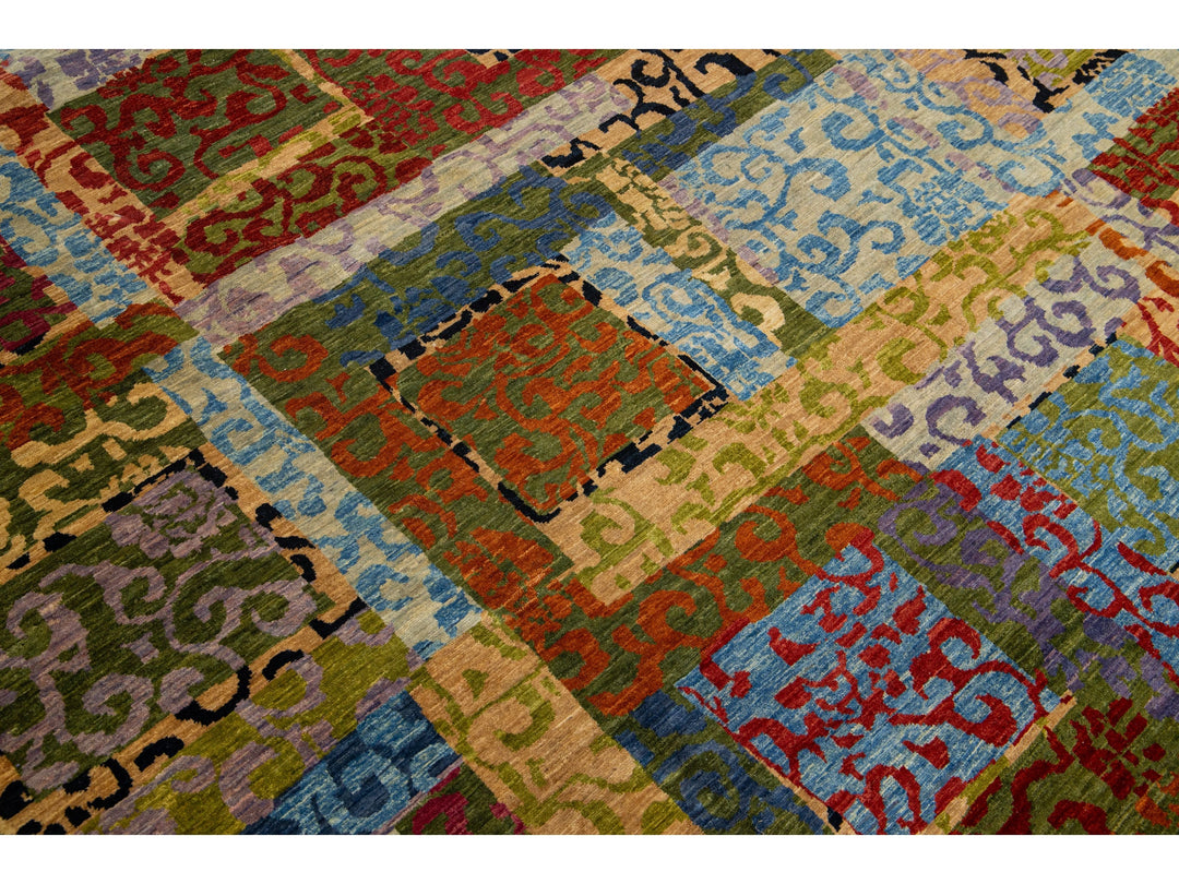 Modern Transitional Wool Rug 9 x 12
