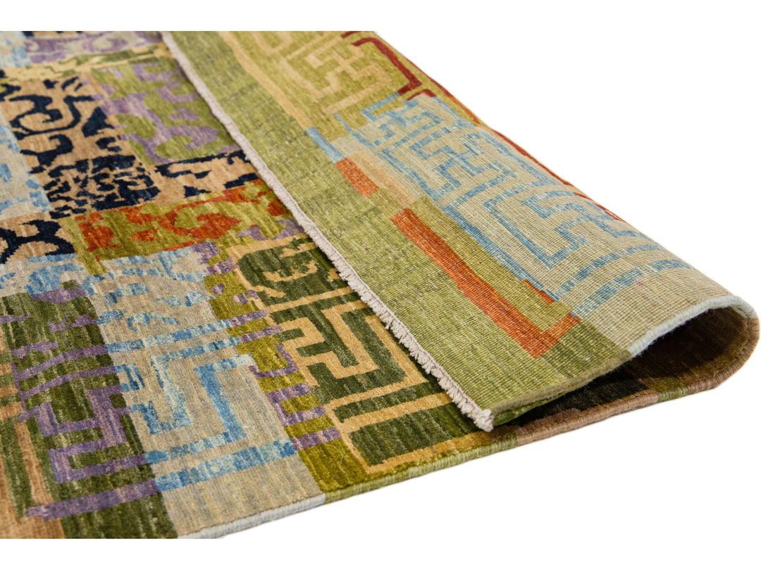 Modern Transitional Wool Rug 9 x 12