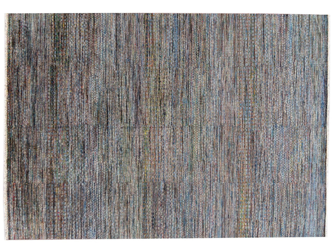 21st Century Modern Sari Wool Rug 10' x 14'