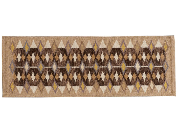 Contemporary Scandinavian-Style Rug 3 X 8