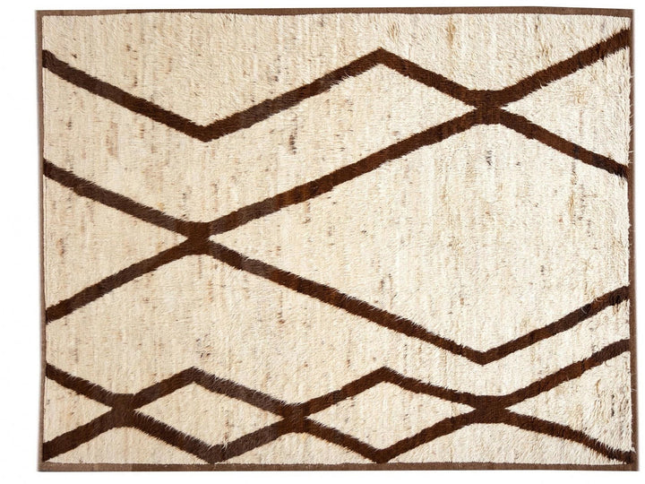 Modern Moroccan Style Wool Rug 9 X 11