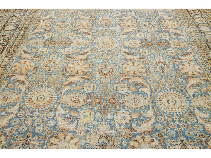 Antique Tabriz Wool Rug 10 X 13