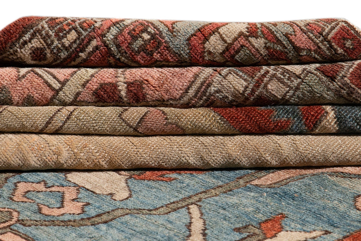 19th Century Antique Serapi Wool Rug 9 X 13