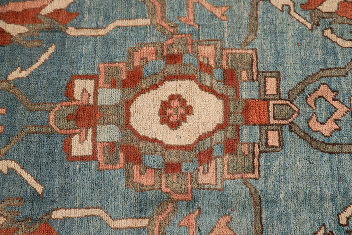 19th Century Antique Serapi Wool Rug 9 X 13