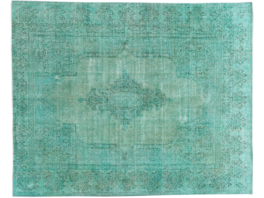 Modern Overdyed Wool Rug 10 X 12