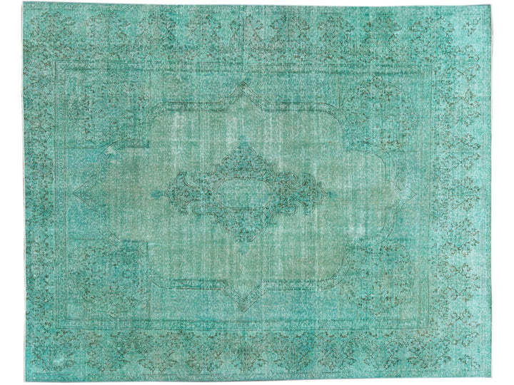 Modern Overdyed Wool Rug 10 X 12