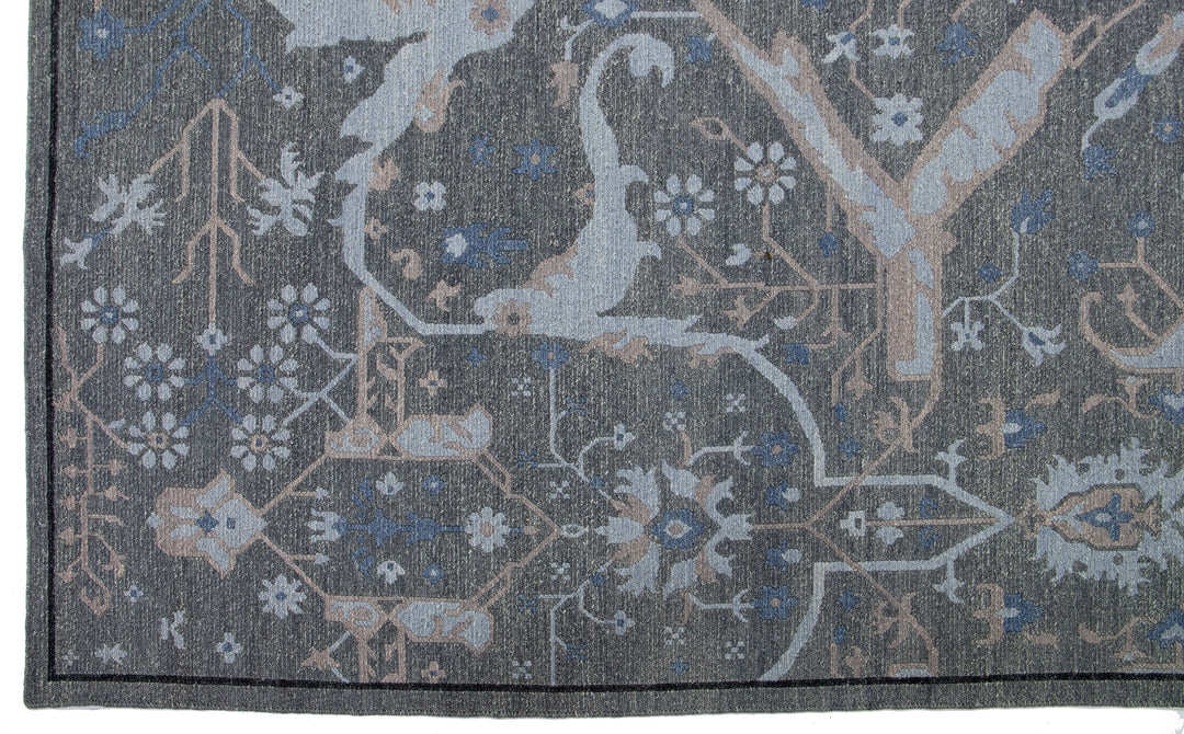 Modern Soumak Wool Rug 10 X 14
