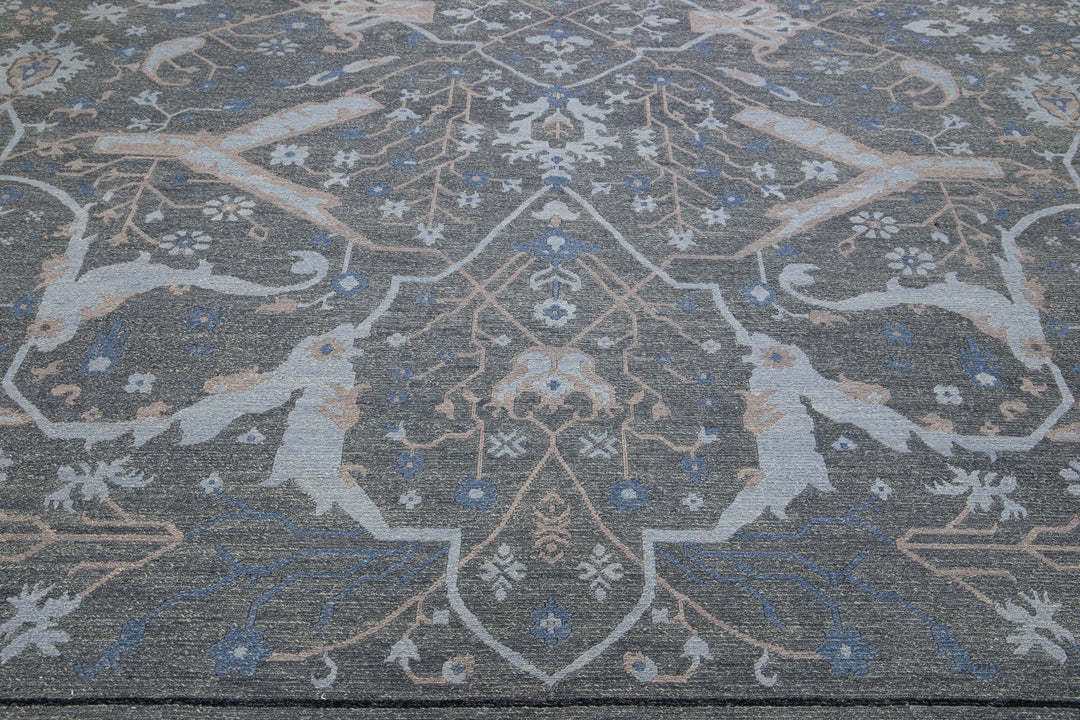 Modern Soumak Wool Rug 10 X 14
