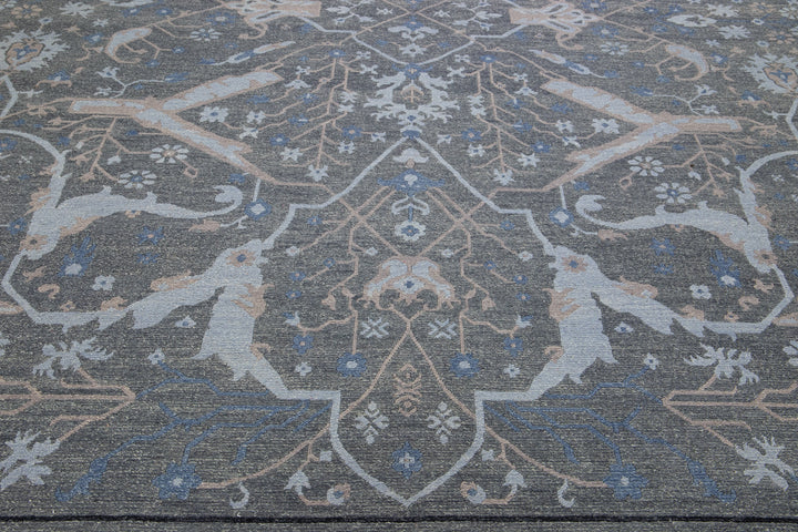 Modern Soumak Wool Rug 10 X 14