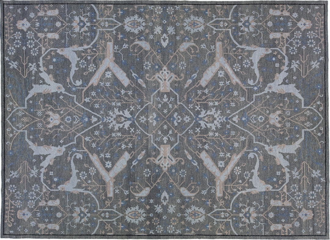 Modern Soumak Wool Rug 10 X 14