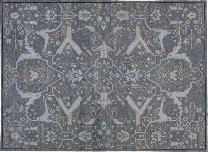 Modern Soumak Wool Rug 10 X 14