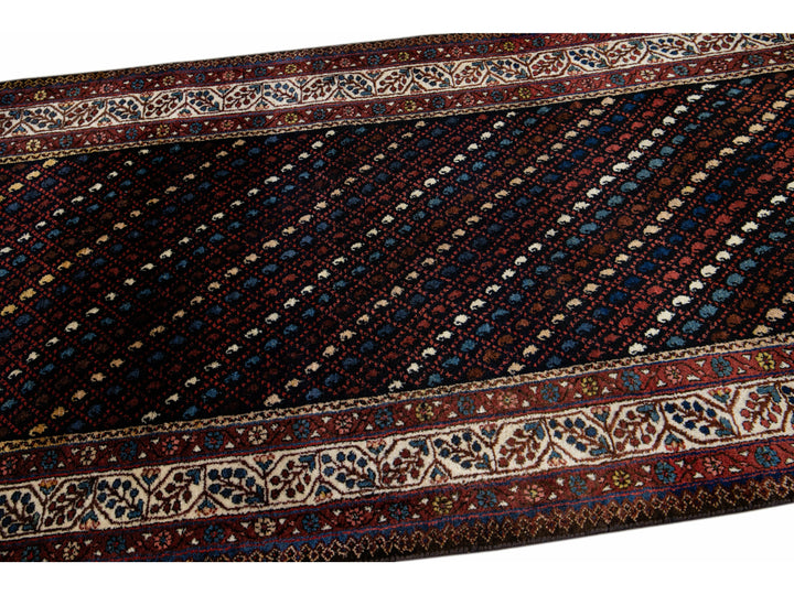 Antique Kurd Wool Runner 4 X 11