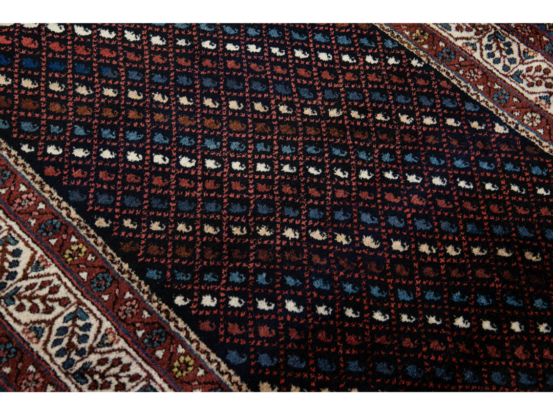 Antique Kurd Wool Runner 4 X 11