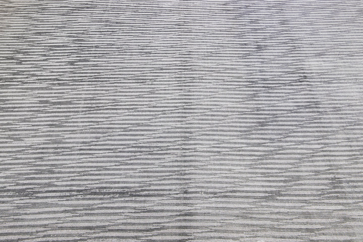 Modern Wool and Silk Rug 9 X 12