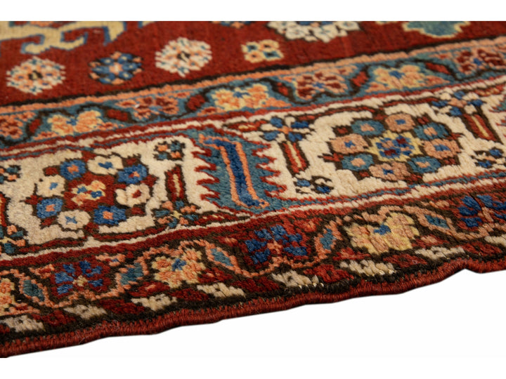 Antique Serapi Wool Runner 3 X 12
