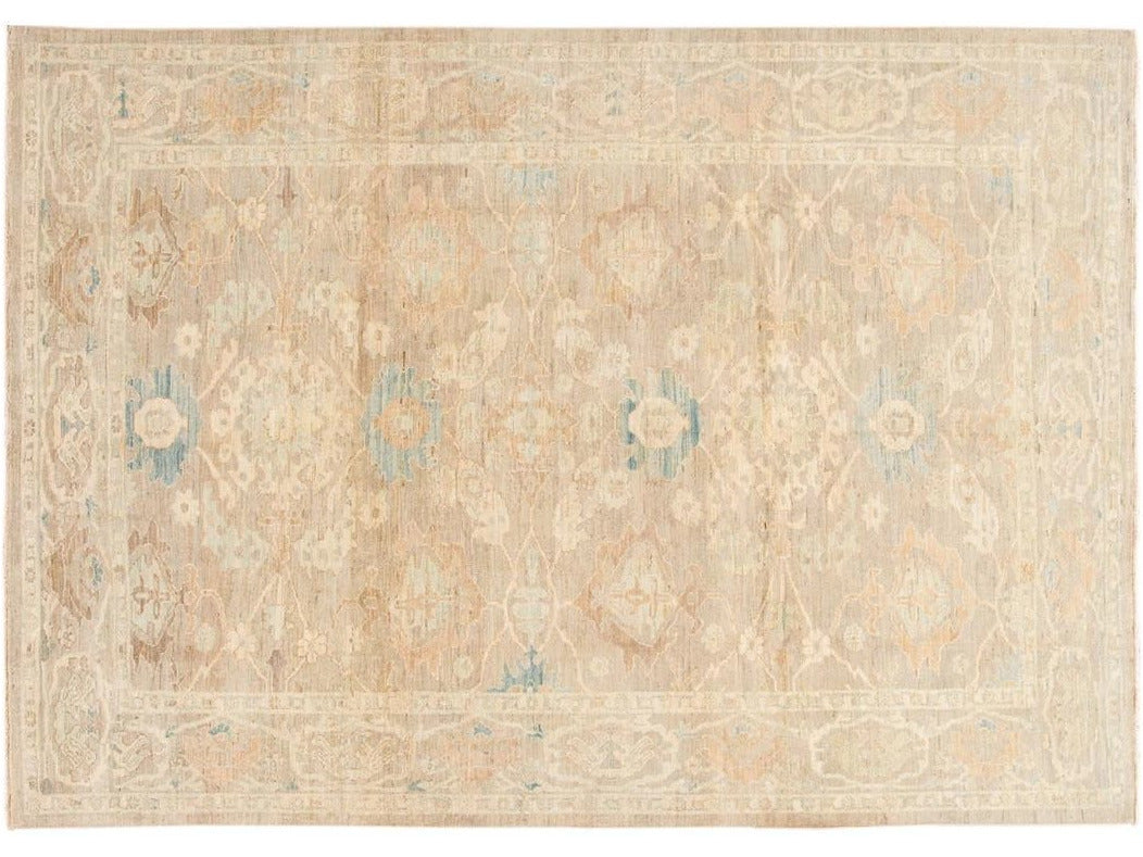 Contemporary Sultanabad Wool Rug 8 X 12
