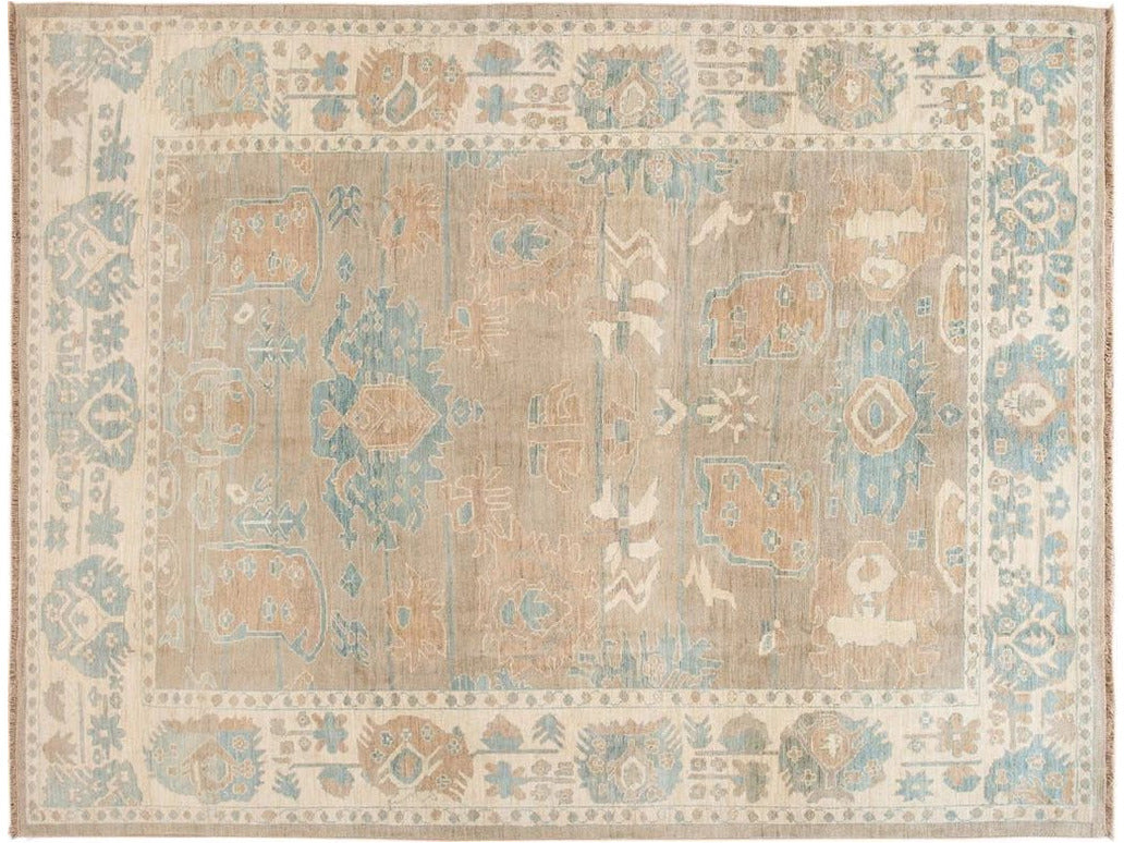 Contemporary Sultanabad Wool Rug 10 X 14
