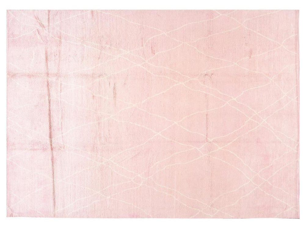 Modern Moroccan Style Wool Rug 10 X 14