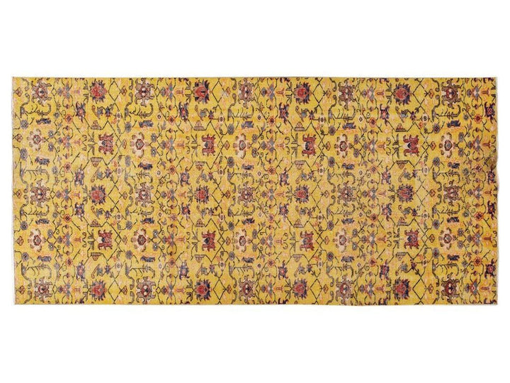 Vintage Art Deco Wool Rug 6 X 12