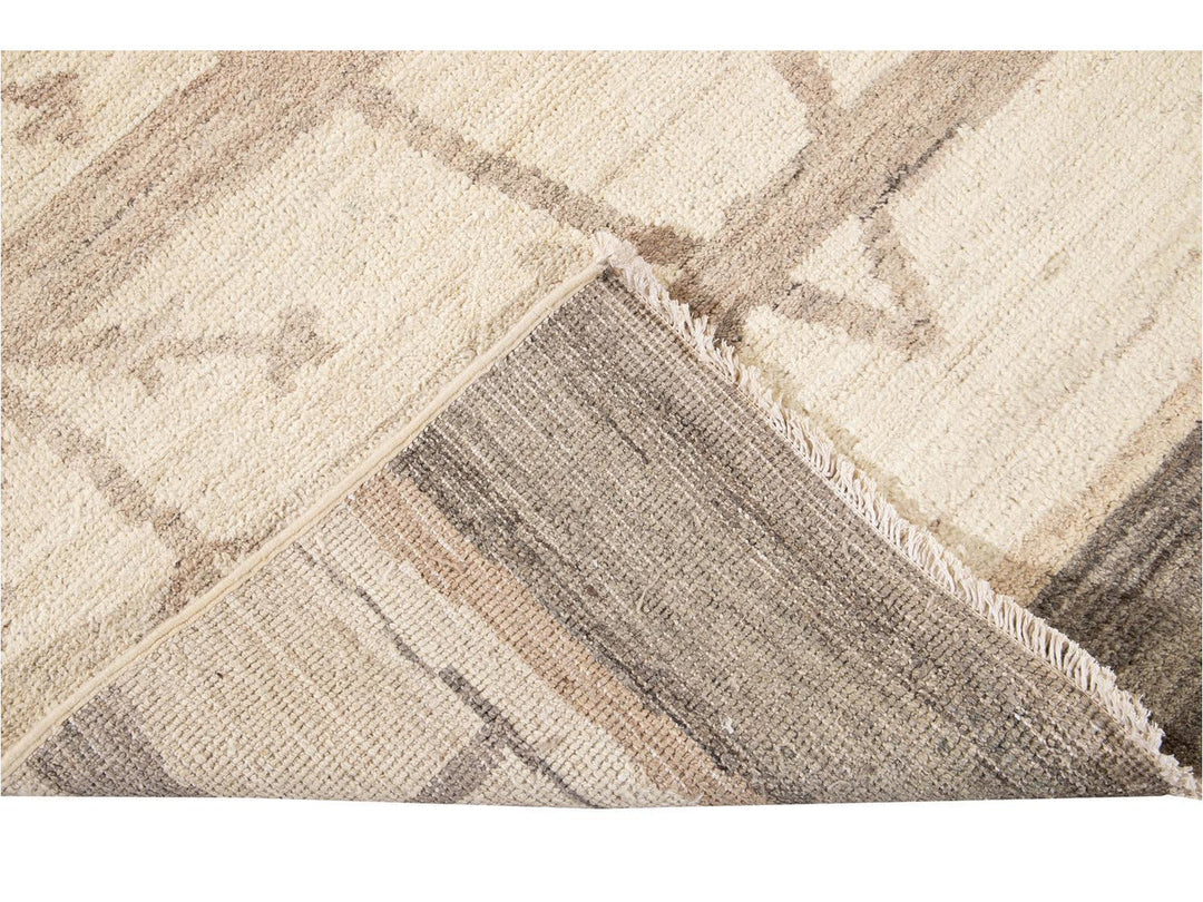 Modern Moroccan Style Wool Rug 9 X 12