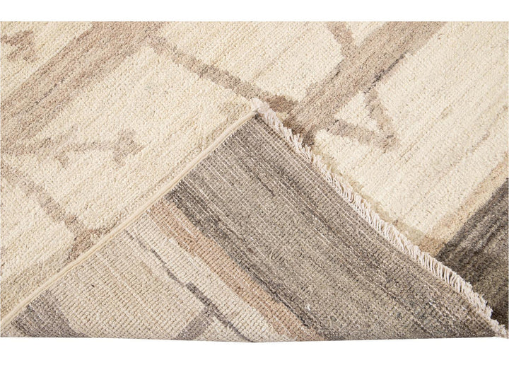 Modern Moroccan Style Wool Rug 9 X 12