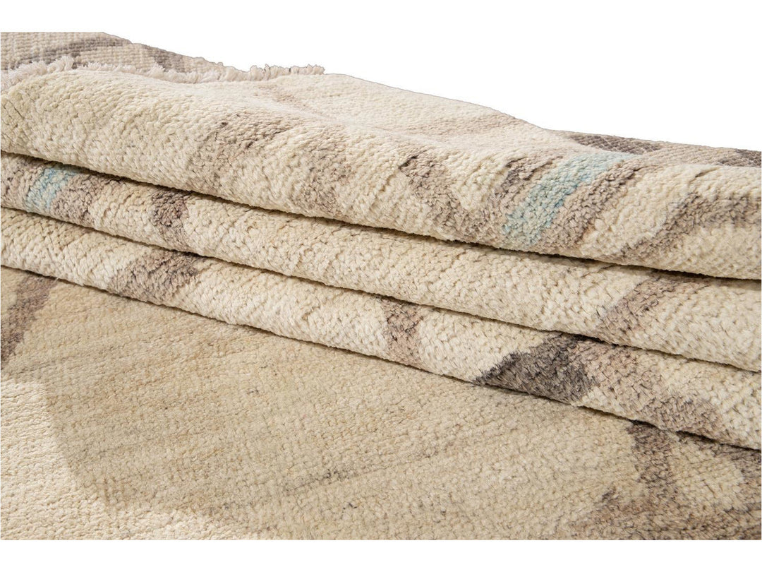 Modern Moroccan Style Wool Rug 9 X 12