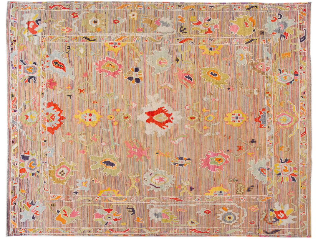 Modern Turkish Tulu Wool Rug 12 X 16