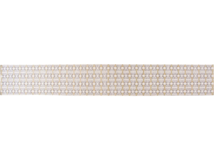 Modern Swedish Style Nude Handmade Geometric Long Wool Runner