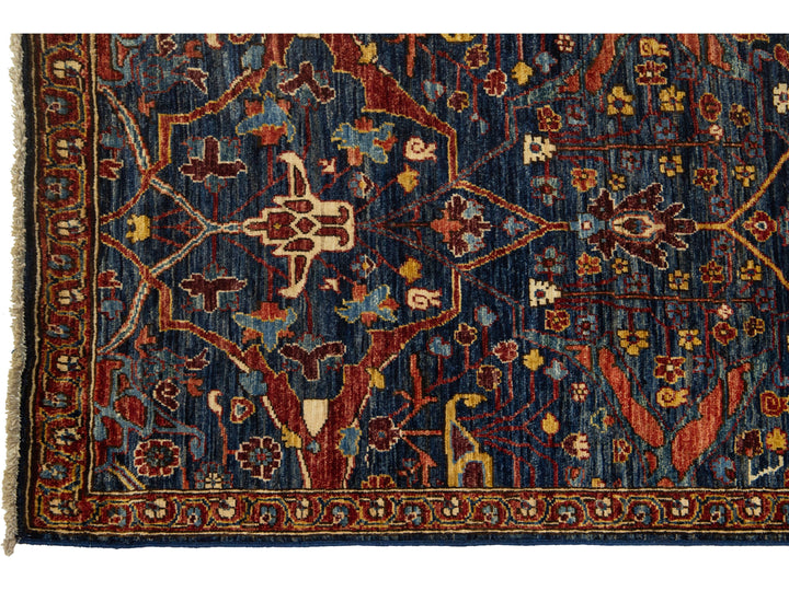 Modern Bidjar Wool Runner 3 X 18