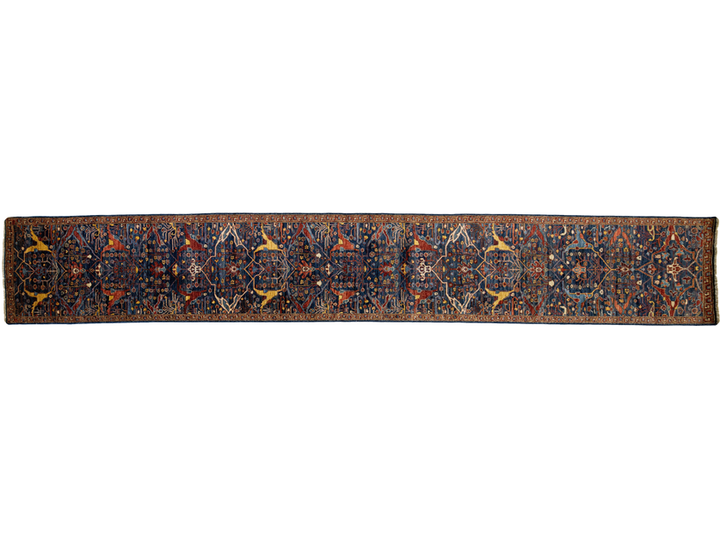 Modern Bidjar Wool Runner 3 X 18