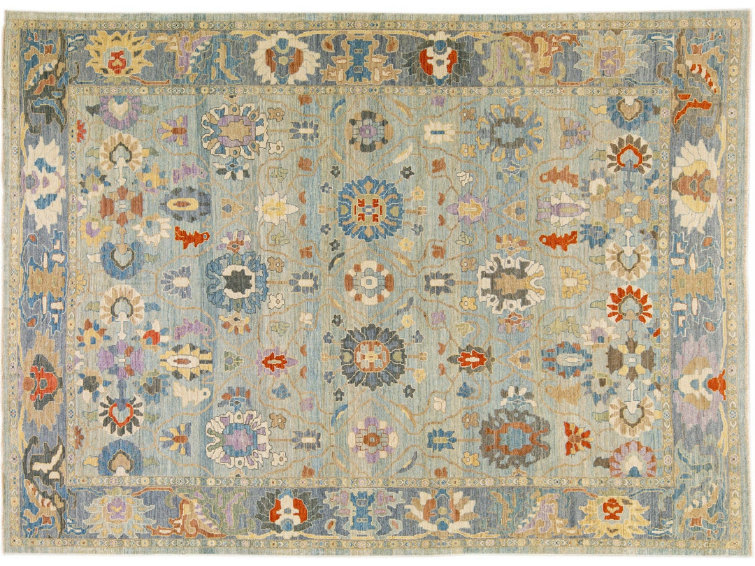 Modern Sultanabad Wool Rug 12 X 16
