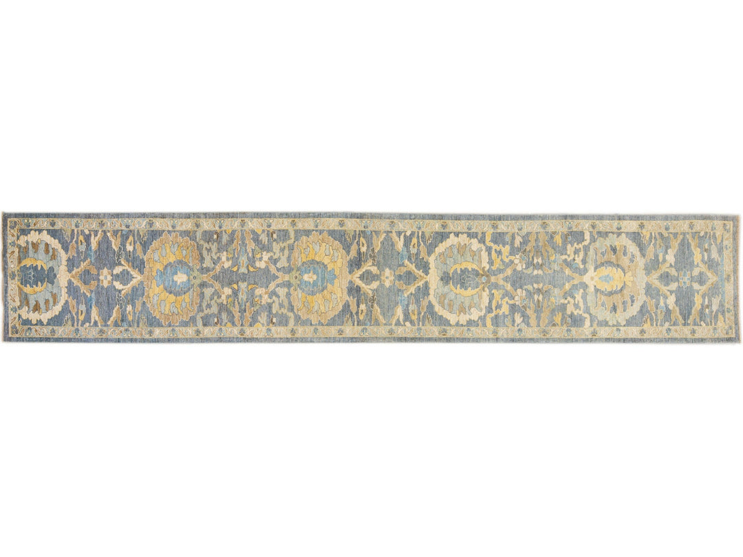 Modern Sultanabad Long Wool Runner