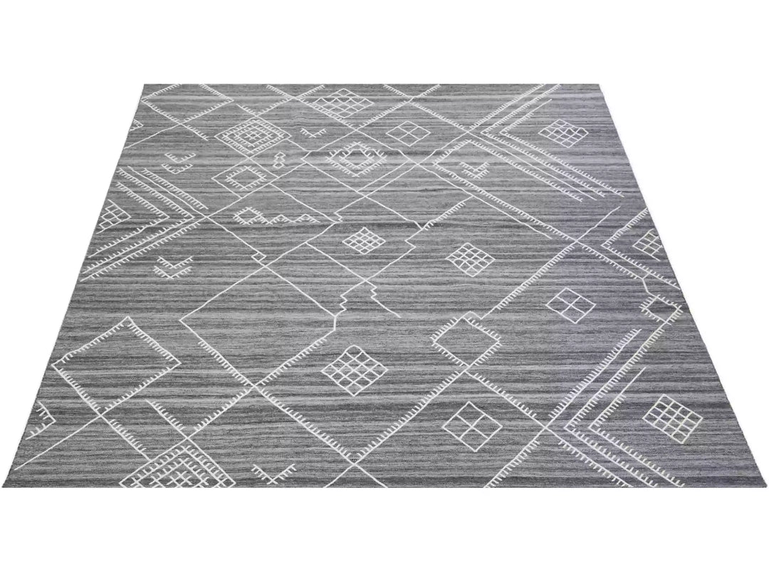 Modern Flaweave Wool Rug 13 X 15