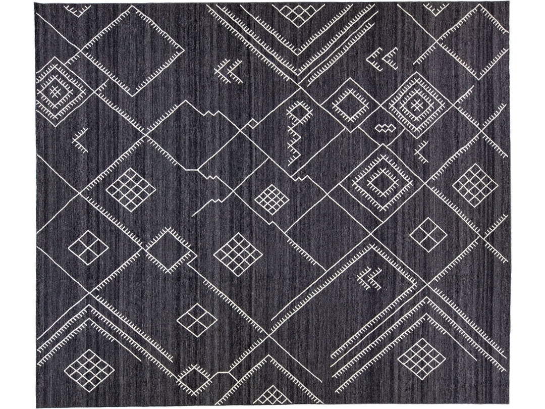 Modern Flaweave Wool Rug 12 X 15