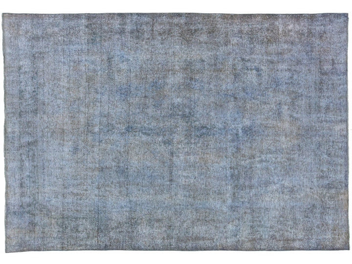 Vintage Overdyed Wool Rug 7 X 9