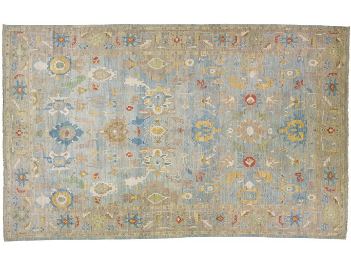 Modern Sultanabad Rug 13 X 21
