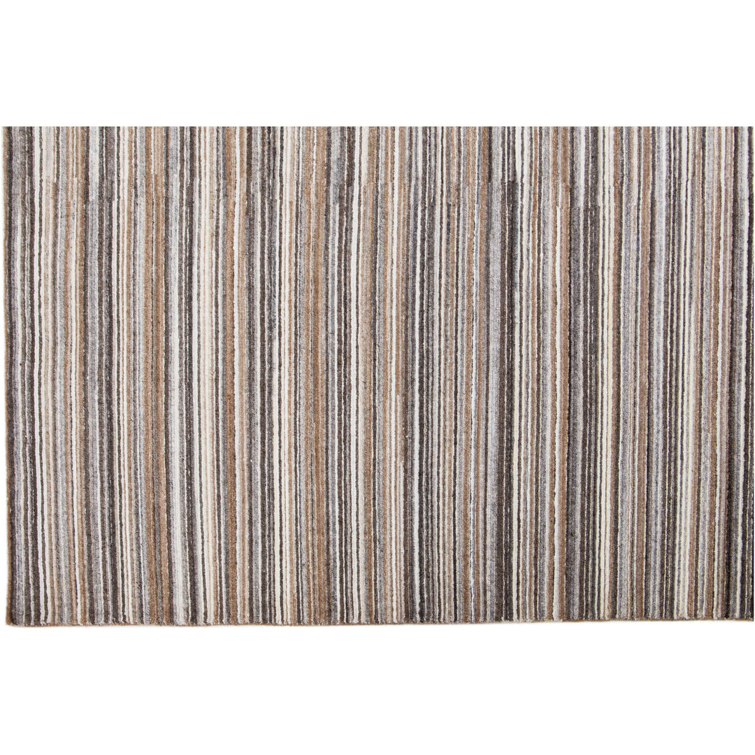 Modern Bamboo & Silk Rug 9 X 12