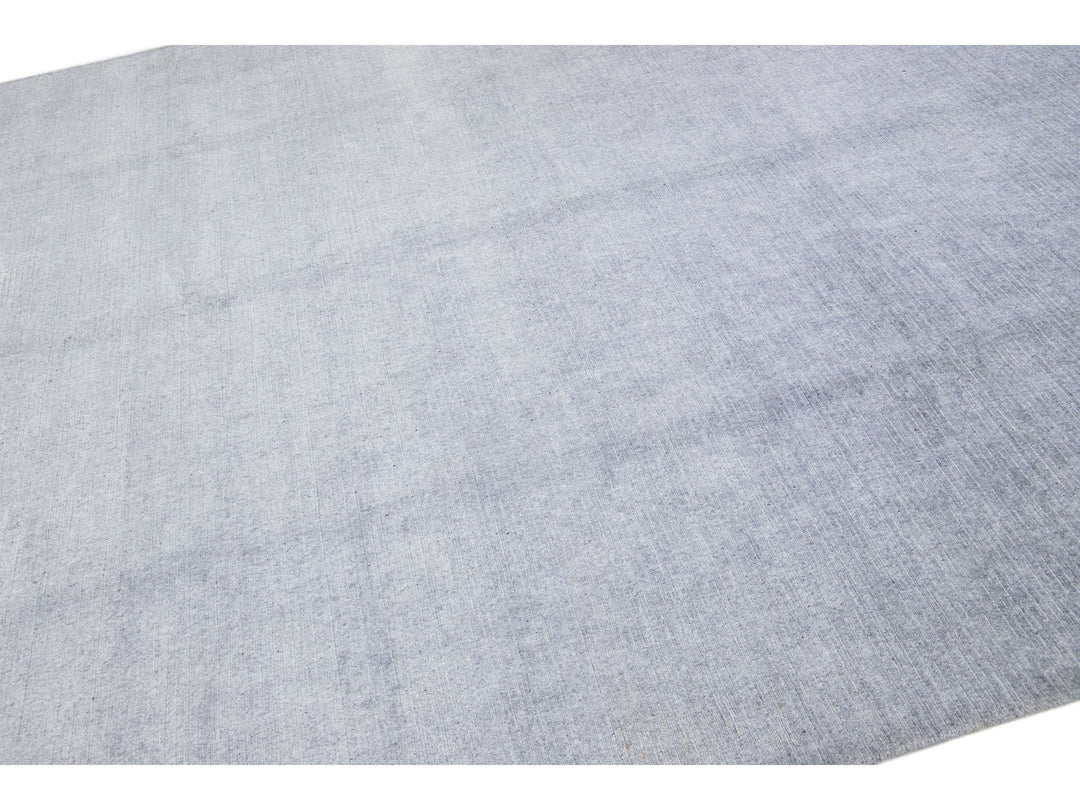 Modern Bamboo & Silk Groove Rug 9 X 12