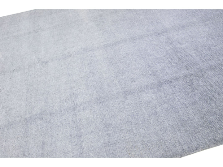 Modern Bamboo & Silk Groove Rug 9 X 12