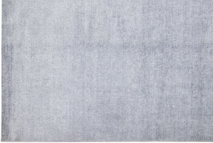 Modern Bamboo & Silk Groove Rug 9 X 12