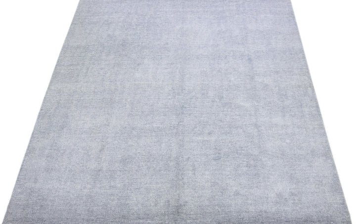 Modern Bamboo & Silk Groove Rug 9 X 12