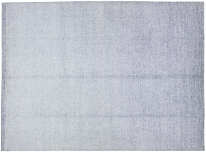 Modern Bamboo & Silk Groove Rug 9 X 12