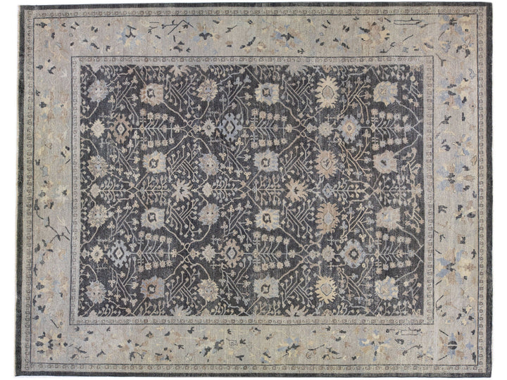 Modern Indian Wool Rug 12 X 15