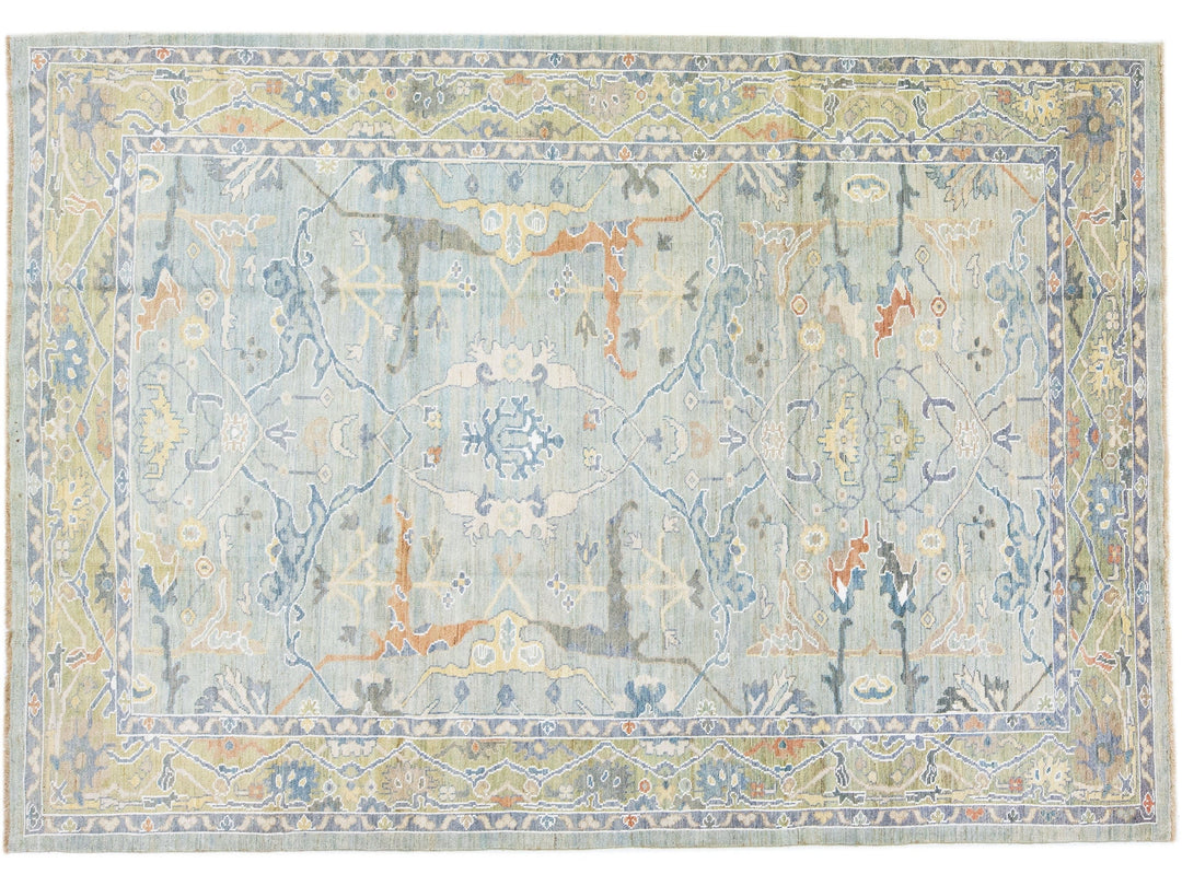 Modern Sultanabad Wool Rug 9 X 12