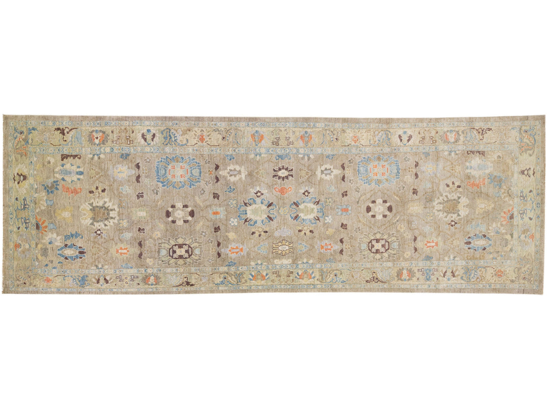 Modern Sultanabad Wool Rug 6 X 19