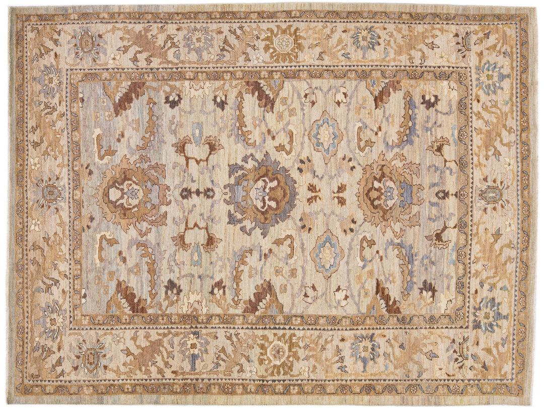 Modern Sultanabad Wool Rug 8 X 10
