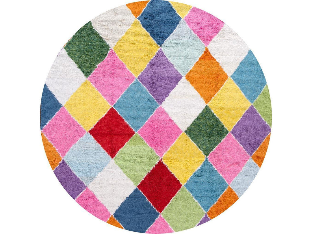 Modern Moroccan Style Wool Rug 10 X 13