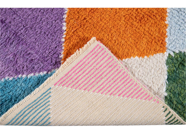 Modern Moroccan Style Wool Rug 10 X 13