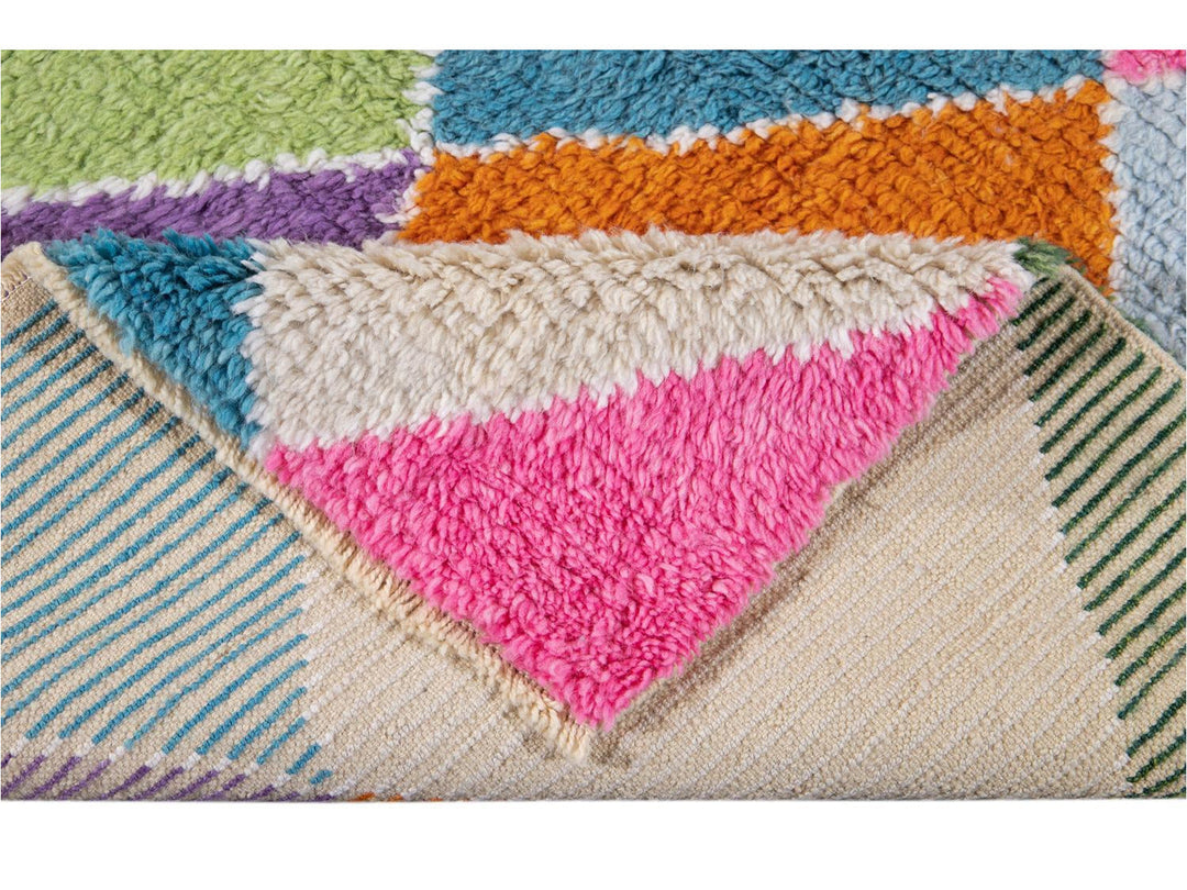 Modern Moroccan Style Wool Rug 10 X 13